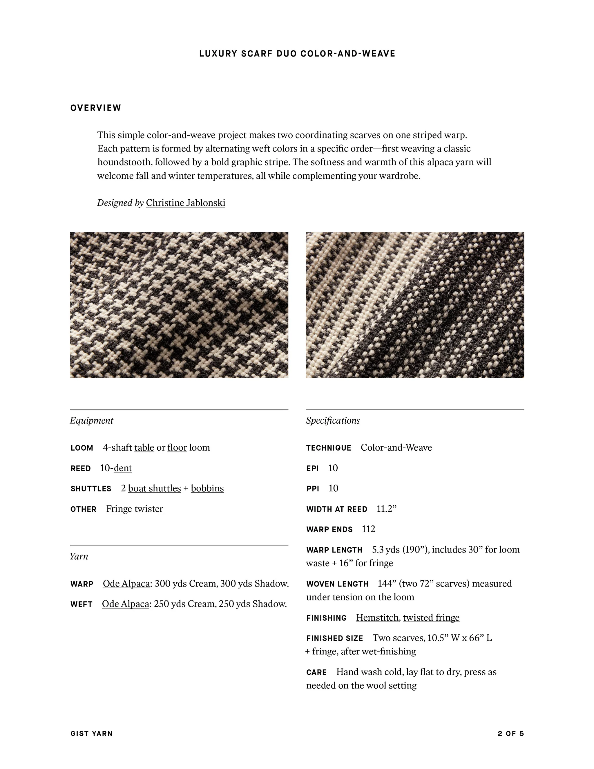 Luxury Scarf Duo: Color-and-Weave - Image 8