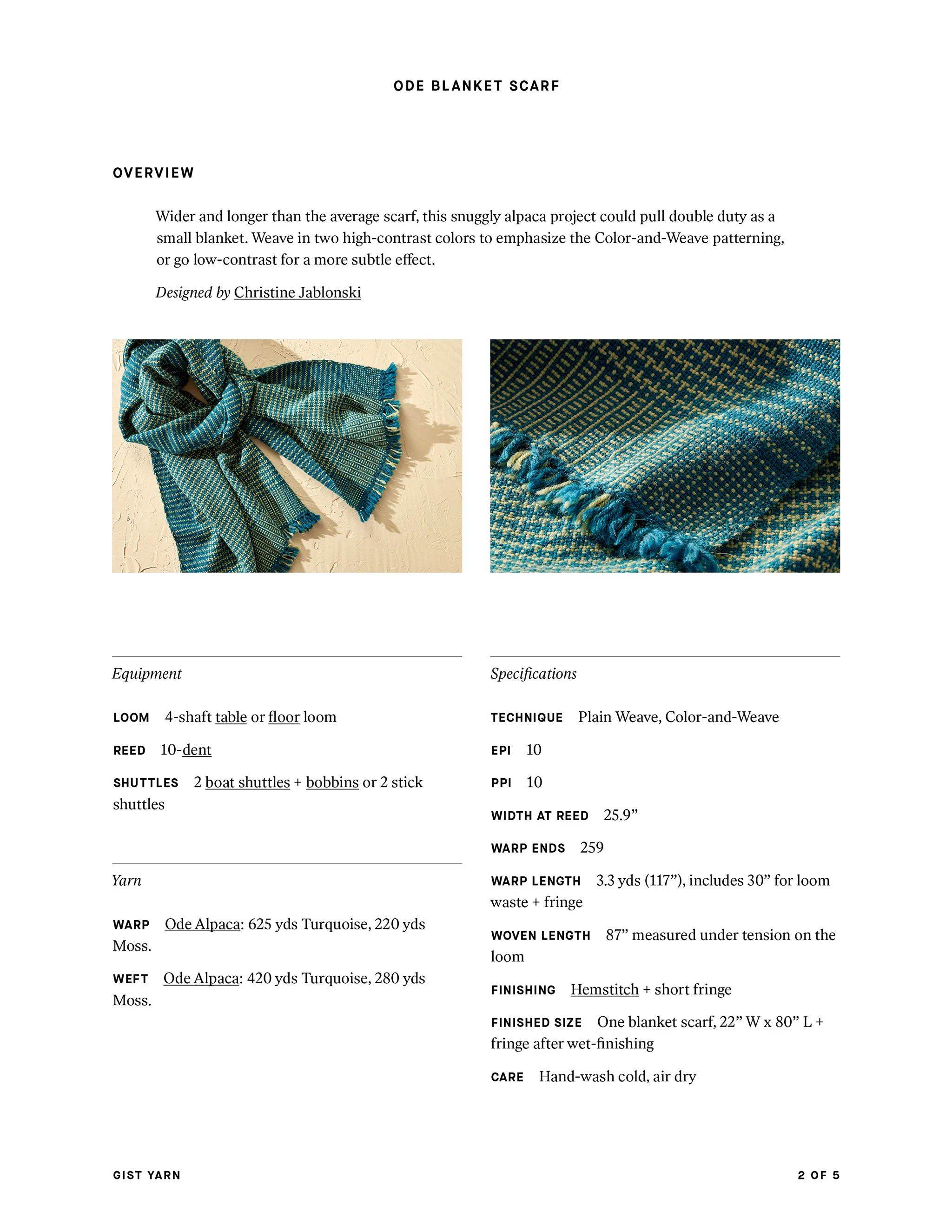 Ode Blanket Scarf - Image 9