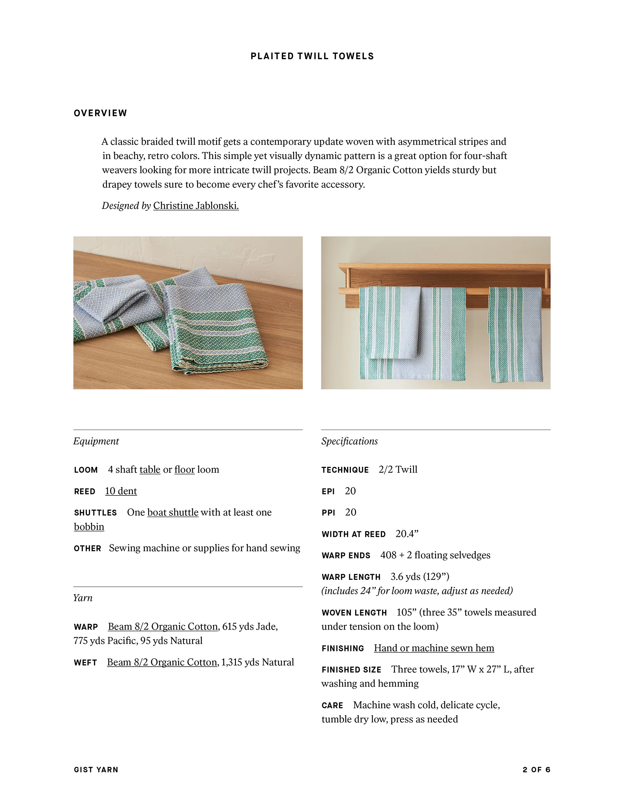 Plaited Twill Towels - Image 7