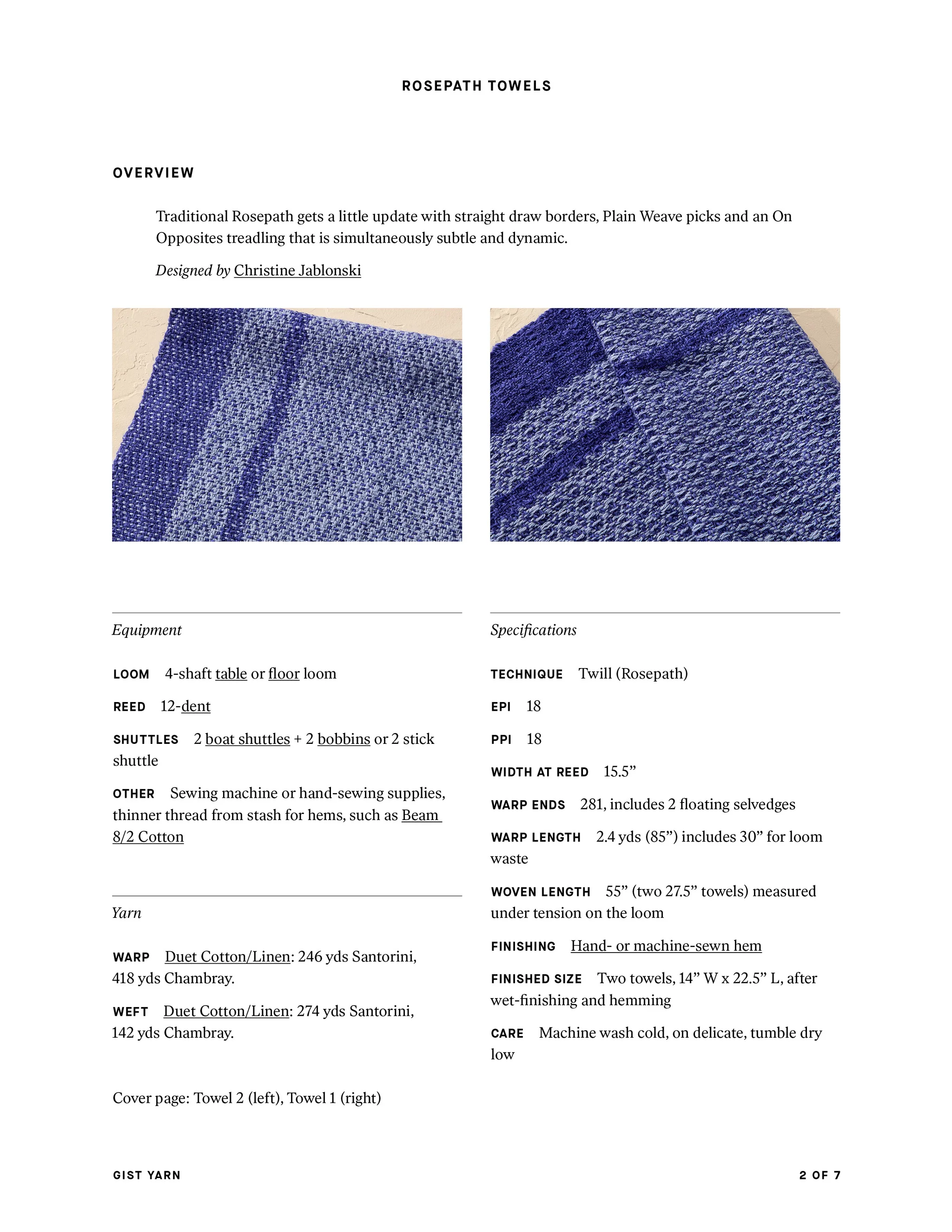 Rosepath Towels - Image 7