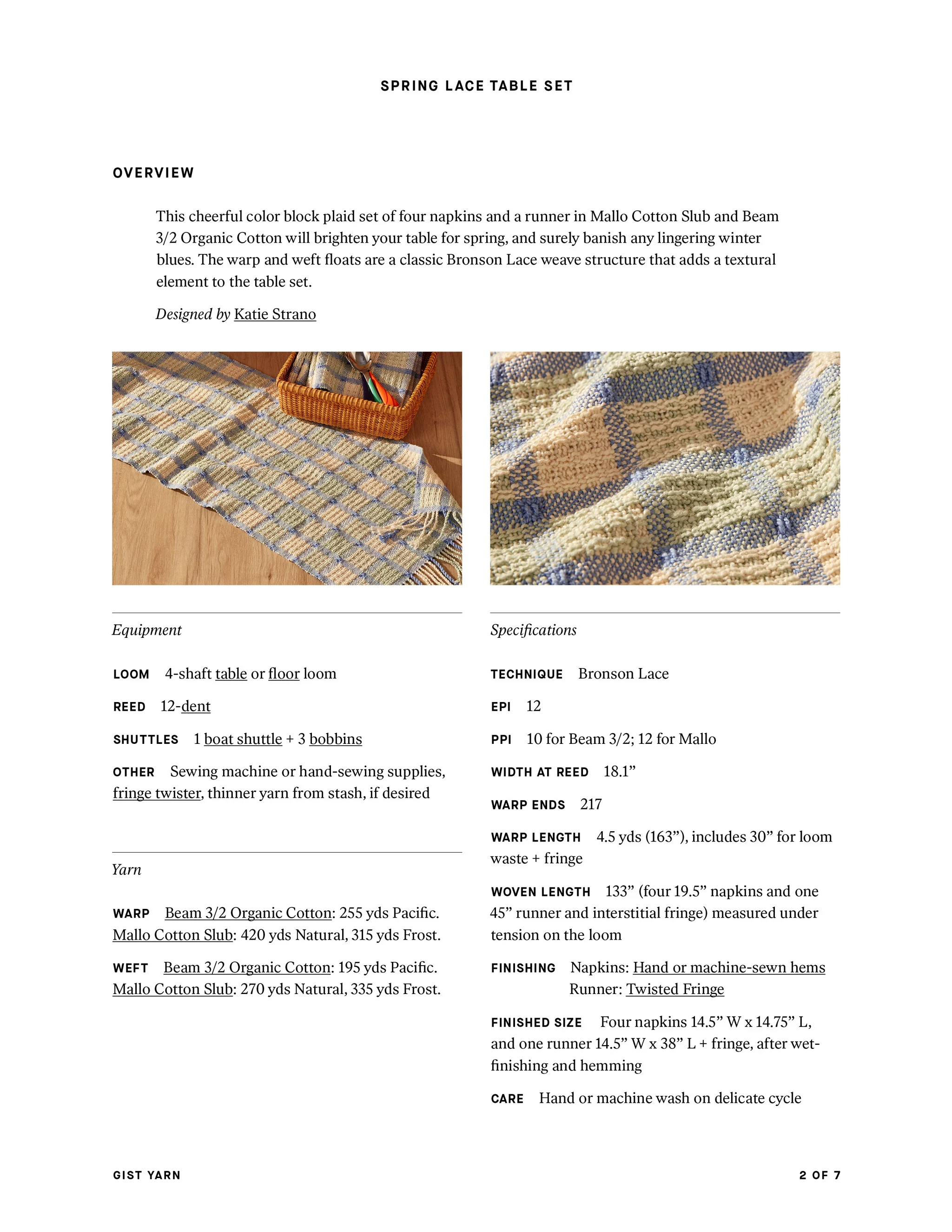 Spring Lace Table Set - Image 8
